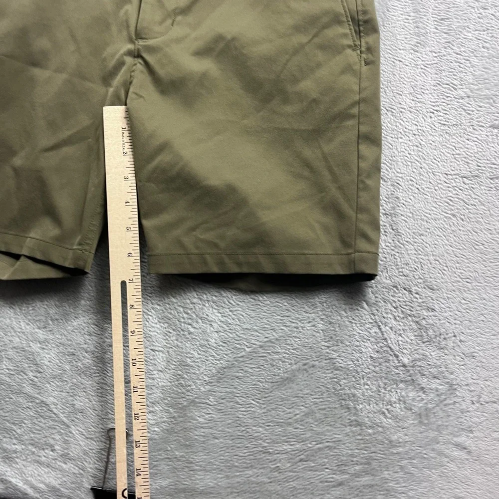 Proof Nomad Shorts Mens 29 Olive Green Technical Stretch Performance‎ Travel 7in